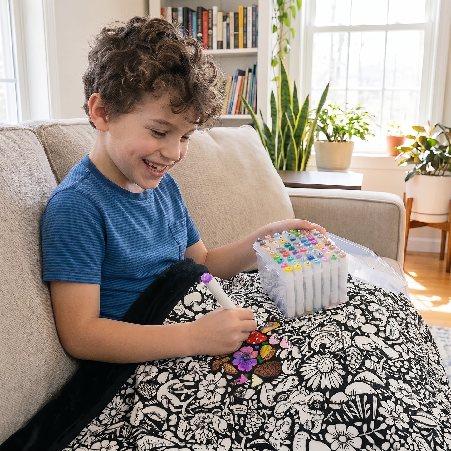 ColoriPlaid pour un coucher tout en douceur